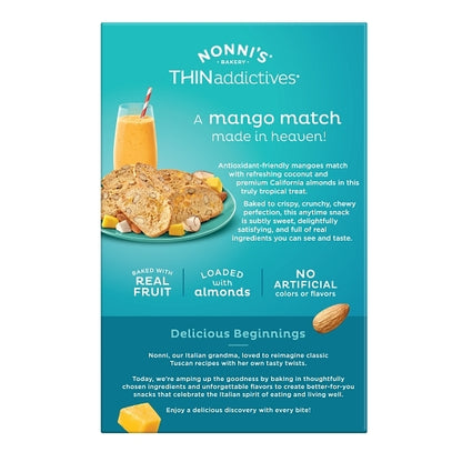 Nonni'S Thin Addictives Mango Coconut, 6 x 4.4 oz Case - DOT product image 6