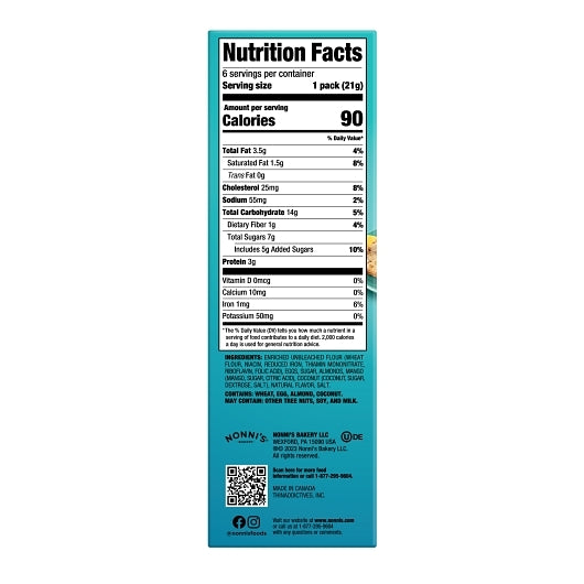 Nonni'S Thin Addictives Mango Coconut, 6 x 4.4 oz Case - DOT product image 4