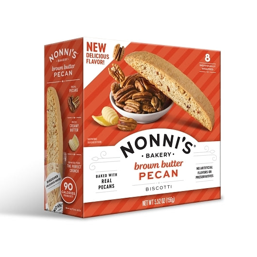 Nonni's Bakery Brown Butter Pecan Biscotti, 6 x 5.52 oz Case - Nuts & Seeds - image 2