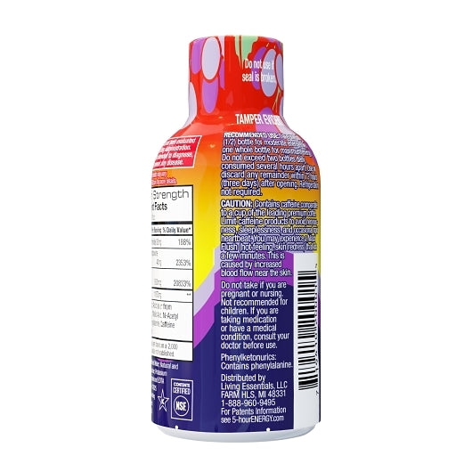 5-Hour Energy Shot Regular Strength Grape, 18 x 12 x 1.93 fl oz Case - DOT product image 3