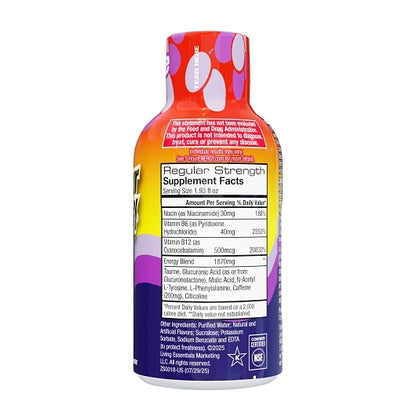 5-Hour Energy Shot Regular Strength Grape, 18 x 12 x 1.93 fl oz Case - Energy & Sports Drinks