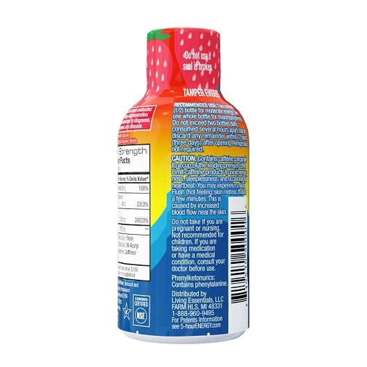 5-Hour Energy Shot Regular Strength Berry, 216 x 1.93 fl oz Case - DOT product image 4