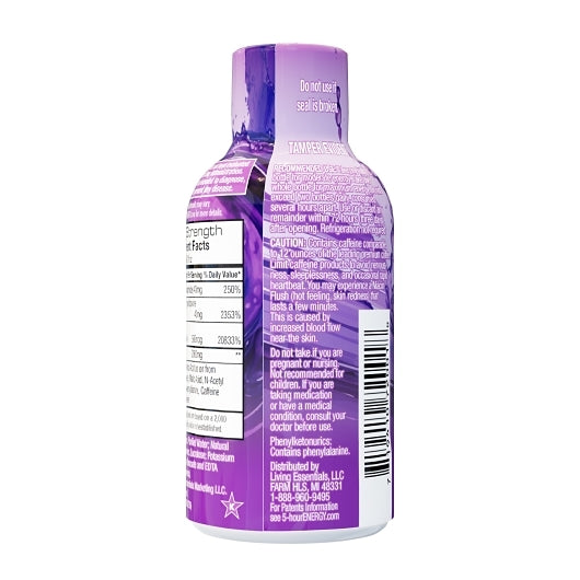 5-Hour Energy Shot Extra Strength Grape, 18 x 12 x 1.93 fl oz Case - DOT product image 6