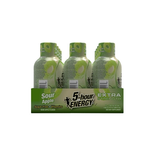 5-Hour Energy Shot Extra Strength Sour Apple, 18 x 12 x 1.93 fl oz Case - DOT product image 6