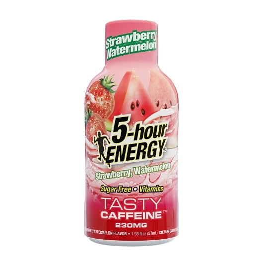 5-Hour Energy Shot Extra Strength Strawberry Watermelon, 18 x 12 x 1.93 fl oz Case - Energy & Sports Drinks