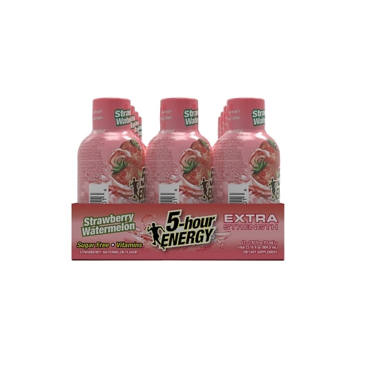 5-Hour Energy Shot Extra Strength Strawberry Watermelon, 18 x 12 x 1.93 fl oz Case - DOT product image 6