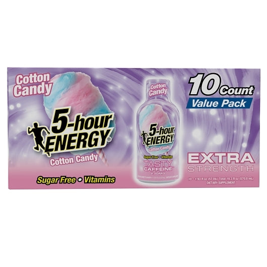5-Hour Energy Shot Extra Strength Cotton Candy, 60 x 1.93 fl oz Case - Energy & Sports Drinks - image 2
