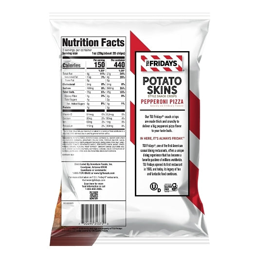 TGIF Pepperoni Pizza Potato Skin, 6 x 3 oz Case - DOT product image 3