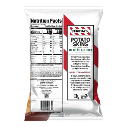 TGI Fridays Jalapeno Cheddar Potato Skins, 6 x 3 oz Case - DOT product image 3