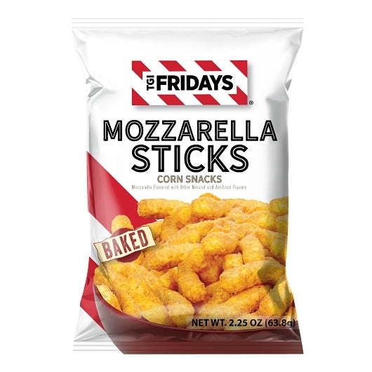 TGI Fridays Mozzarella Gluten Free Mozzarella Sticks, 6 x 2.25 oz Case - Meat Snacks