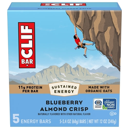 Clif Bar Blueberry Almond Crisp Energy Bar, 6 x 5 x 2.4 oz Case - Nuts & Seeds - image 2