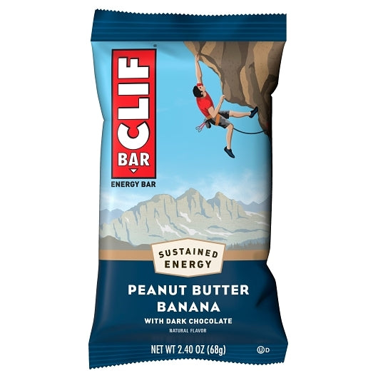 Clif Bar Peanut Butter Banana Dark Chocolate, 16 x 12 x 2.4 oz Case - DOT product image 7