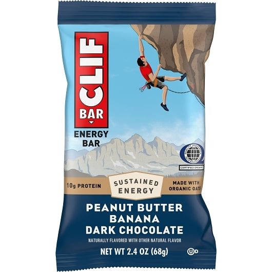Clif Bar Peanut Butter Banana Dark Chocolate, 16 x 12 x 2.4 oz Case - DOT product image 4