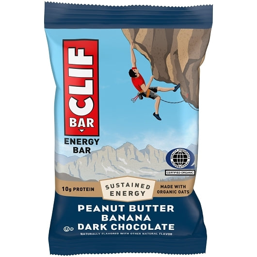 Clif Bar Peanut Butter Banana Dark Chocolate, 16 x 12 x 2.4 oz Case - DOT product image 8