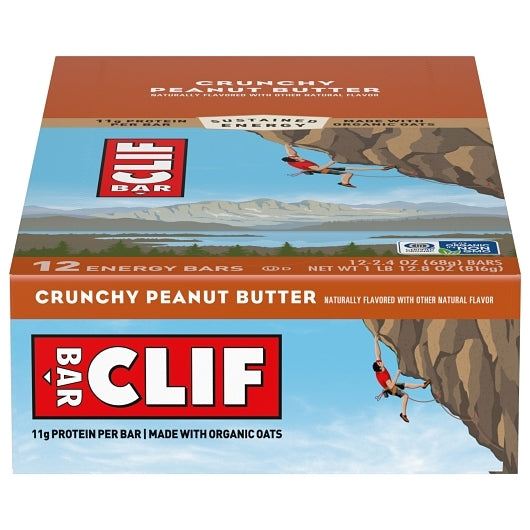 Clif Bar Crunchy Peanut Butter Energy Bar, 16 x 12 x 2.4 oz Case - DOT product image 3