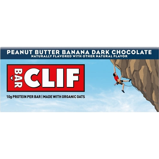 Clif Bar Peanut Butter Banana Dark Chocolate, 16 x 12 x 2.4 oz Case - DOT product image 6
