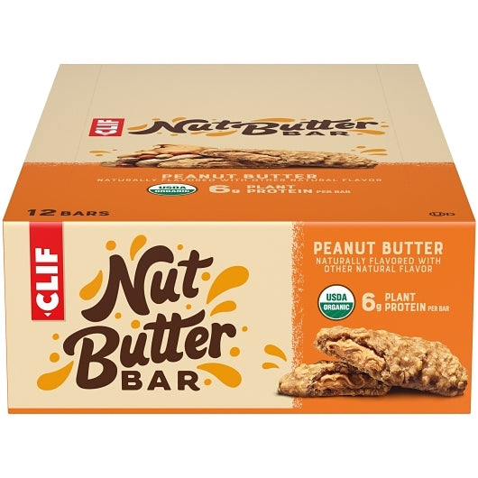 Clif Nut Butter Peanut Butter Bar, 12 x 12 x 1.76 oz Case - DOT product image 7