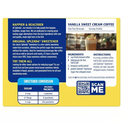 Splenda Packets, 12 x 50 ct Case - DOT product image 4