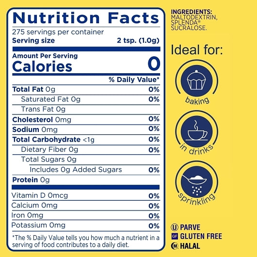 Splenda Granular, 8 x 9.7 oz Case - DOT product image 7