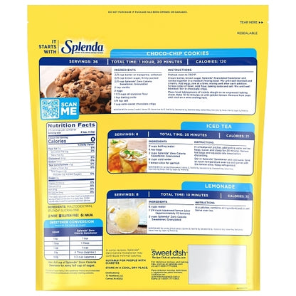 Splenda Granular, 8 x 9.7 oz Case - DOT product image 5