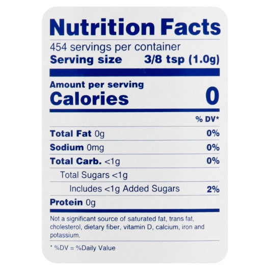 Splenda Foodservice Can, 12 x 16 oz Case - Pantry Ingredients