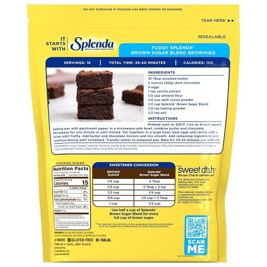 Splenda Brown Sugar Blend, 6 x 1.018 lb Case - DOT product image 4