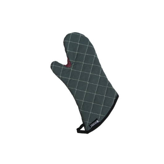 San Jamar Bestguard Kevlar Black 17 Inch Oven Mitt, 1 x 1 PR Case - Kitchen Smallware