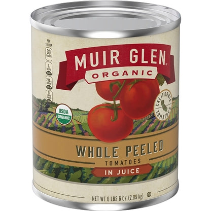 Muir Glen Organic Whole Peeled Tomatoes, 6 x 102 oz Case - DOT product image 7