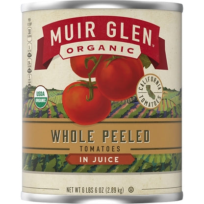 Muir Glen Organic Whole Peeled Tomatoes, 6 x 102 oz Case - DOT product image 6