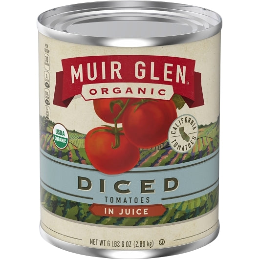 Muir Glen Organic Diced Tomatoes, 6 x 102 oz Case - DOT product image 3