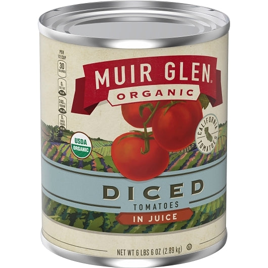 Muir Glen Organic Diced Tomatoes, 6 x 102 oz Case - DOT product image 8