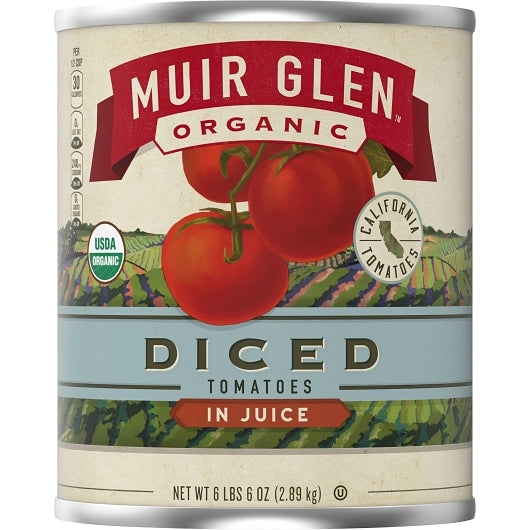 Muir Glen Organic Diced Tomatoes, 6 x 102 oz Case - DOT product image 6