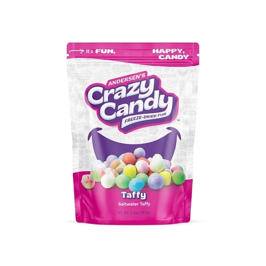 Crazy Candy Taffy, 12 x 2.4 oz Case - Candy & Confections