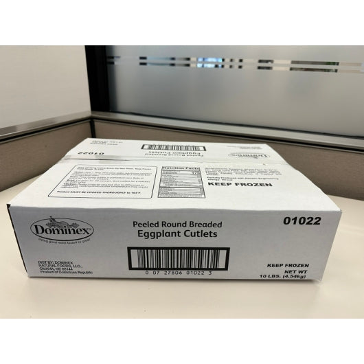 Dominex Peeled & Breaded EGGPLANT ROUNDs, 1 x 10 lb Case - DOT product image 2