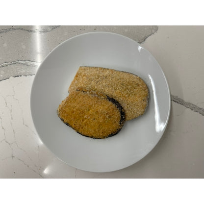 Dominex 1/4" Skin On Breaded Naples Eggplant, 1 x 10 lb Case - DOT product image 5