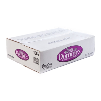 Dominex 3/8" Peeled & Breaded Naples Eggplant, 1 x 10 lb Case - DOT product image 2