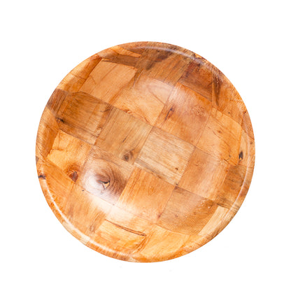 Tablecraft 10 Inch Wovenwood Mahogany Bowl, 1 x 12 each Case - DOT product image 2