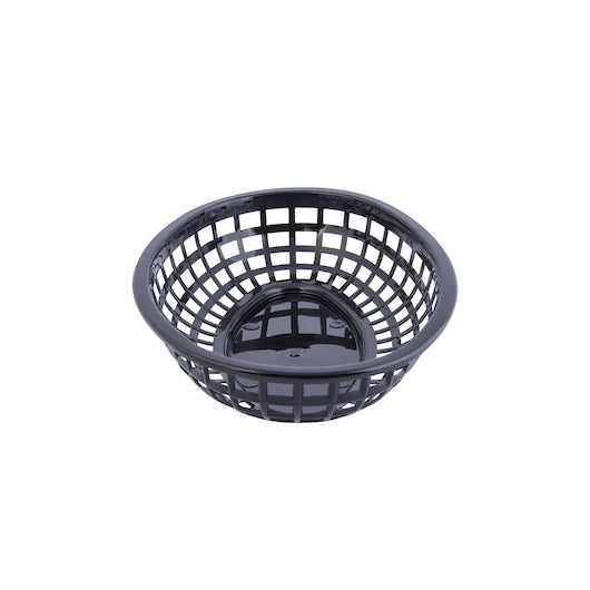 Tablecraft 9.375 Inch X 6 Inch Classic Black Oval Basket, 1 x 36 each Case - DOT product image 2