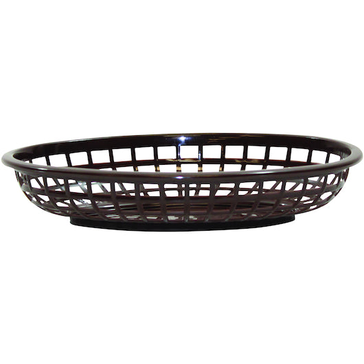 Tablecraft 9.375 Inch X 6 Inch X 1.375Classic Oval Brown Basket, 1 x 36 each Case - DOT product image 4