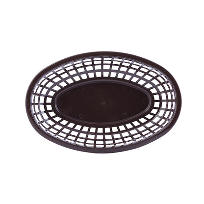 Tablecraft 9.375 Inch X 6 Inch X 1.375Classic Oval Brown Basket, 1 x 36 each Case - DOT product image 2