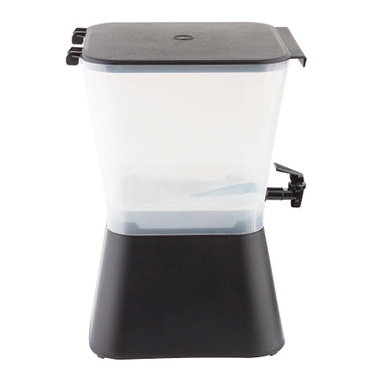 Tablecraft 3 Gallon Black Beverage Dispenser, 1 x 1 each Case - Alternate product angle or state