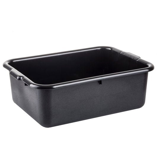 Tablecraft 7 Inch Black Tote Box, 1 x 12 each Case - Food Storage Containers