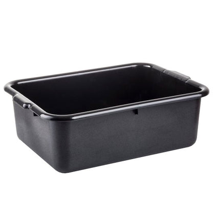 Tablecraft 7 Inch Black Tote Box, 1 x 12 each Case - Food Storage Containers