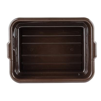 Tablecraft 7 Inch Brown Tote Box, 1 x 12 each Case - Food Storage Containers