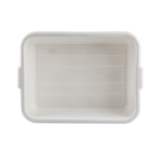Tablecraft 7 Inch White Tote Box, 1 x 12 each Case - DOT product image 2