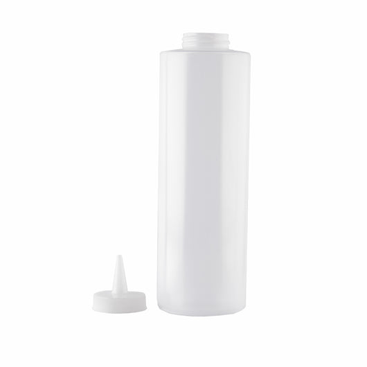 Tablecraft 24 Ounce Natural Clear Squeeze Bottle, 1 x 12 each Case - DOT product image 4