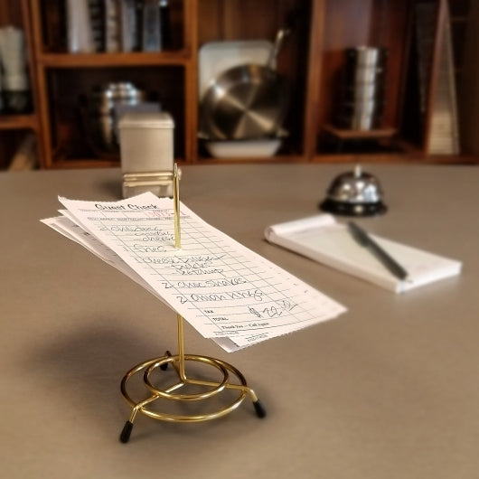 Tablecraft Spindle Check Brass, 1 x 1 each Case - DOT product image 2