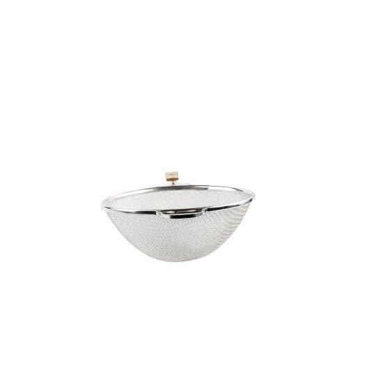 Tablecraft 10.25 Inch Double Medium Mesh Strainer, 1 x 1 each Case - Kitchen Smallware