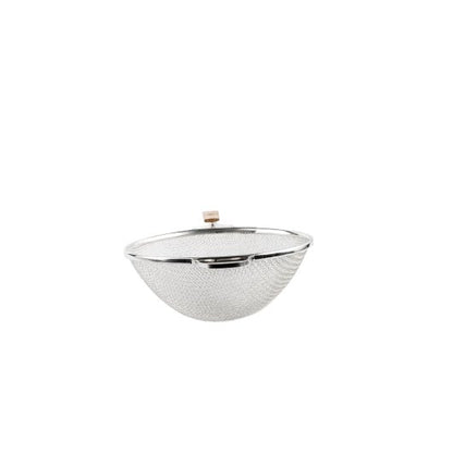 Tablecraft 10.25 Inch Double Medium Mesh Strainer, 1 x 1 each Case - Kitchen Smallware