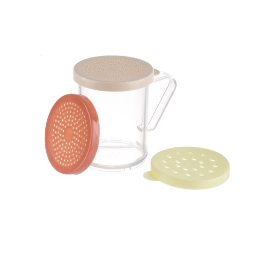 Tablecraft Dredge Shaker Set Assorted Lids, 1 x 1 each Case - DOT product image 2